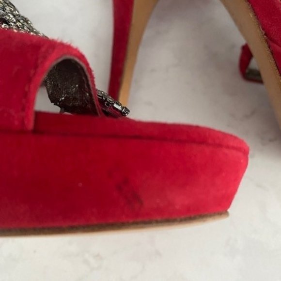 Pelle Moda FIBY Suede Platform Heels - Picture 9 of 13